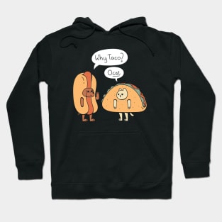 Hotdog and Taco Hoodie